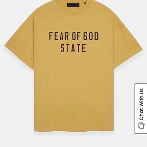 Essentials Fear of God State Yellow T-Shirt